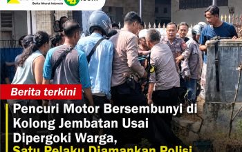 Pencuri Motor Bersembunyi di Kolong Jembatan Usai Dipergoki Warga, Satu Pelaku Diamankan Polisi Pencuri Motor Bersembunyi di Kolong Jembatan Usai Dipergoki Warga, Satu Pelaku Diamankan Polisi