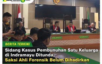 Sidang Kasus Pembunuhan Satu Keluarga di Indramayu Ditunda, Saksi Ahli Forensik Belum Dihadirkan