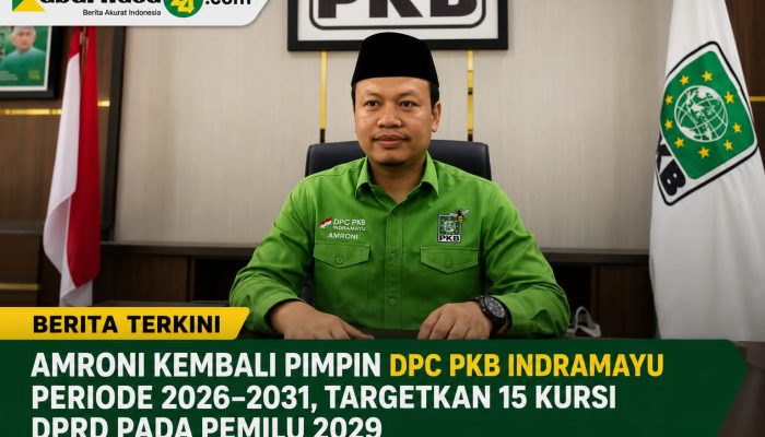 Amroni Kembali Pimpin DPC PKB Indramayu Periode 2026–2031, Targetkan 15 Kursi DPRD pada Pemilu 2029