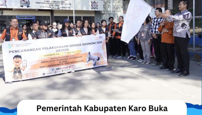 Pemerintah Kabupaten Karo Buka Pencanangan dan Apel  SE2026 di Berastagi