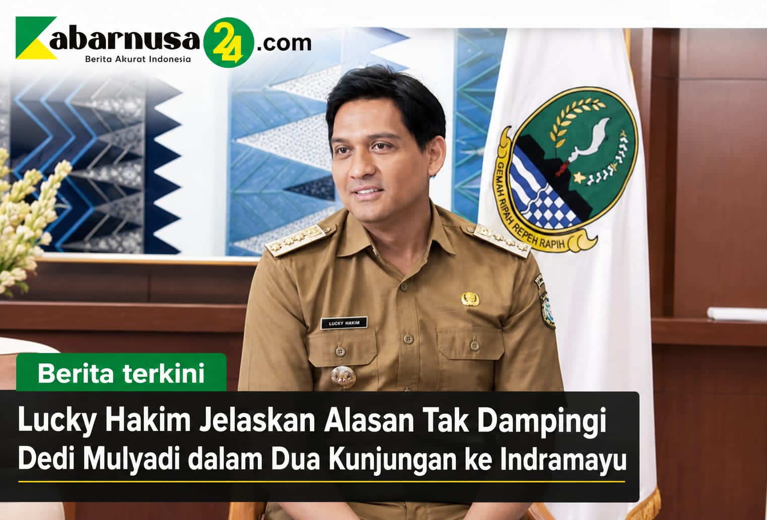 Lucky Hakim Jelaskan Alasan Tak Dampingi Dedi Mulyadi dalam Dua Kunjungan ke Indramayu
