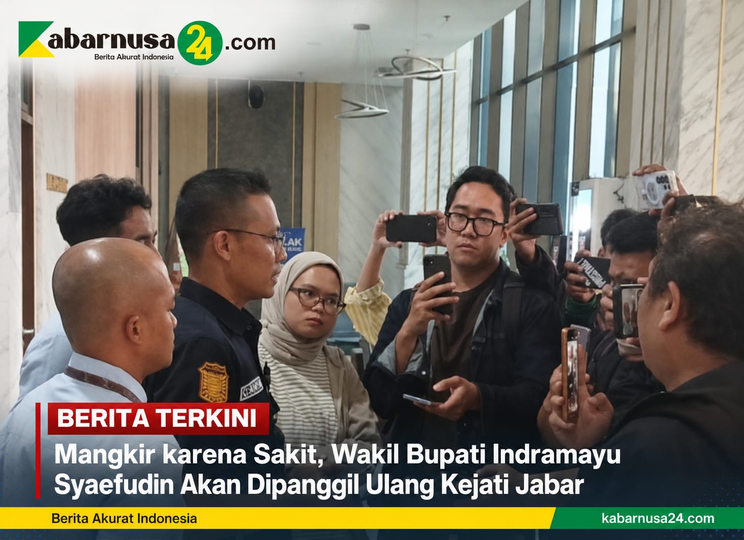 Mangkir karena Sakit, Wakil Bupati Indramayu Syaefudin Akan Dipanggil Ulang Kejati Jabar