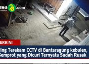 Aksi Maling Terekam CCTV di Bantaragung kebulen, Tangki Semprot yang Dicuri Ternyata Sudah Rusak