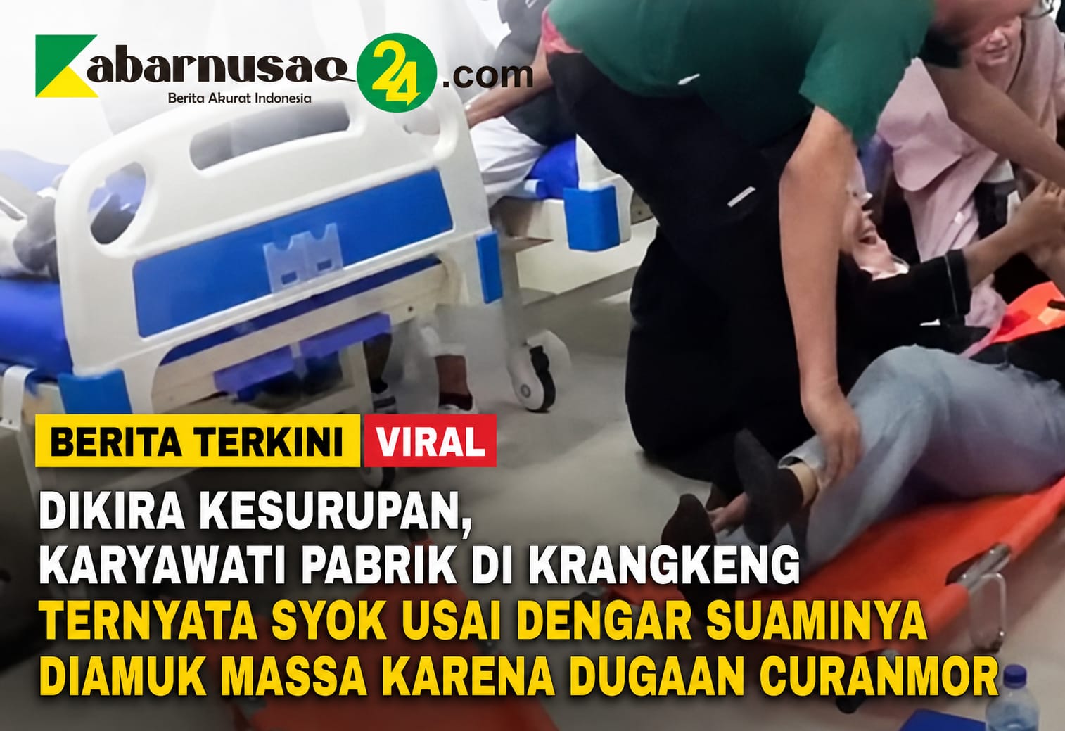 Viral Dikira Kesurupan, Karyawati Pabrik di Krangkeng Ternyata Syok Usai Dengar Suaminya Diamuk Massa karena Dugaan Curanmor