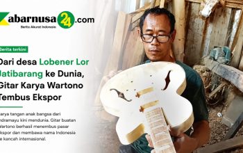 Dari desa Lobener Lor Jatibarang ke Dunia, Gitar Karya Wartono Tembus Ekspor
