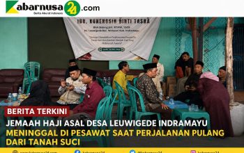 Jemaah Haji Asal desa Leuwigede Indramayu Meninggal di Pesawat Saat Perjalanan Pulang dari Tanah Suci