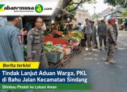 Tindak Lanjut Aduan Warga, PKL di Bahu Jalan Kecamatan Sindang Diimbau Pindah ke Lokasi Aman