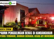 Pabrik Penggilingan Beras di Kandanghaur Nyaris Terbakar, Damkar Berhasil Cegah Api Merembet