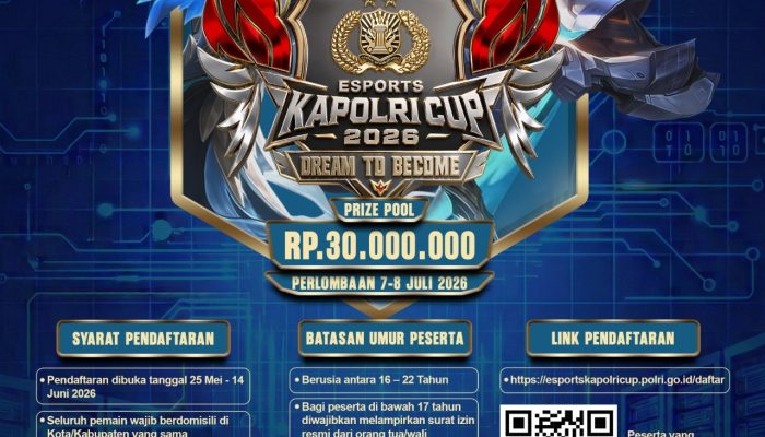 Sambut Hari Bhayangkara ke 80, Polri Ajak Generasi Muda Melalui E-Sport Tournament Kapolda Cup 2026