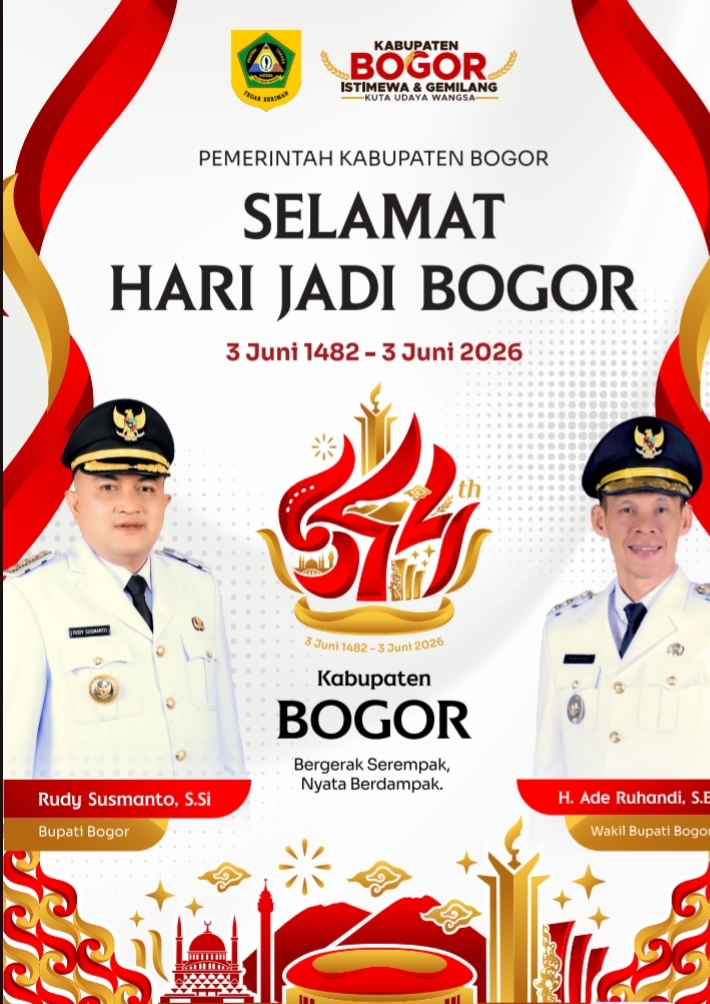 Publikasi Pemerintah Kabupaten Bogor Hari Jadi Bogor ke 544