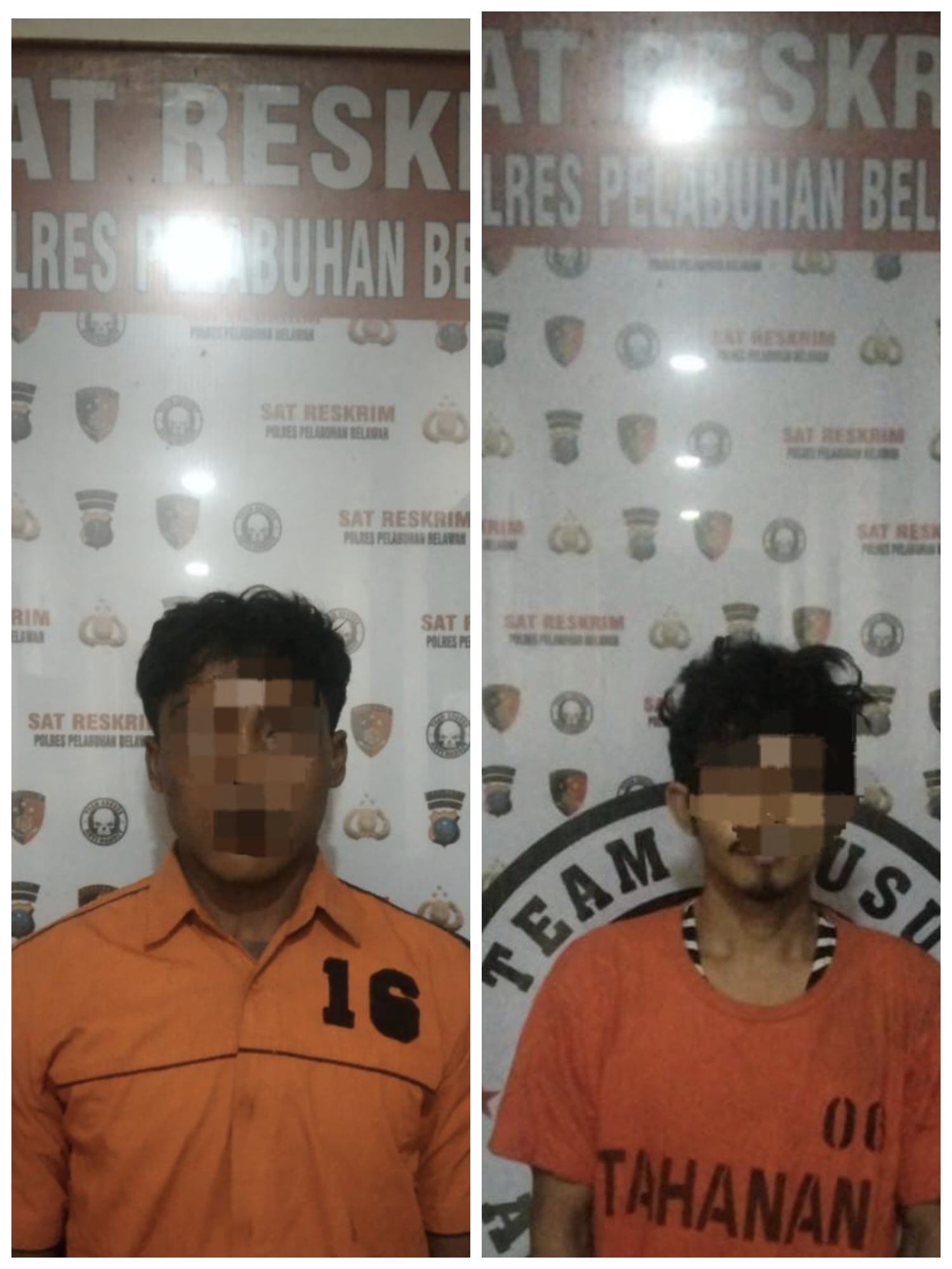 Ancam Sopir Truk di Tol Belmera, Dua Pelaku Curas Dibekuk Polres Pelabuhan Belawan dalam Hitungan Jam