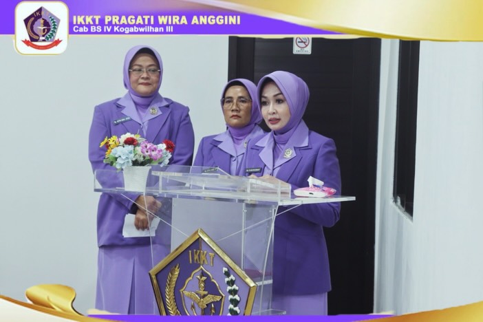 Sertijab Pengurus IKKT PWA Cabang BS IV Kogabwilhan III: Estafet Kepemimpinan untuk Organisasi yang Lebih Solid