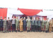 Pangdam Rudy Saladin Tinjau Calon Markas Yonif TP Bondowoso, Kapolres AKBP Aryo Dwi Wibowo Hadir Bersama Forkopimda
