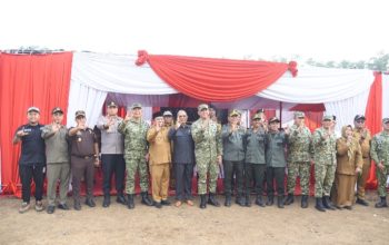 Pangdam Rudy Saladin Tinjau Calon Markas Yonif TP Bondowoso, Kapolres AKBP Aryo Dwi Wibowo Hadir Bersama Forkopimda
