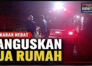 Dua Rumah Warga di Desa Pengarang Ludes Dilalap Api, BPBD dan Pemkab Bondowoso Bergerak Cepat Berikan Bantuan