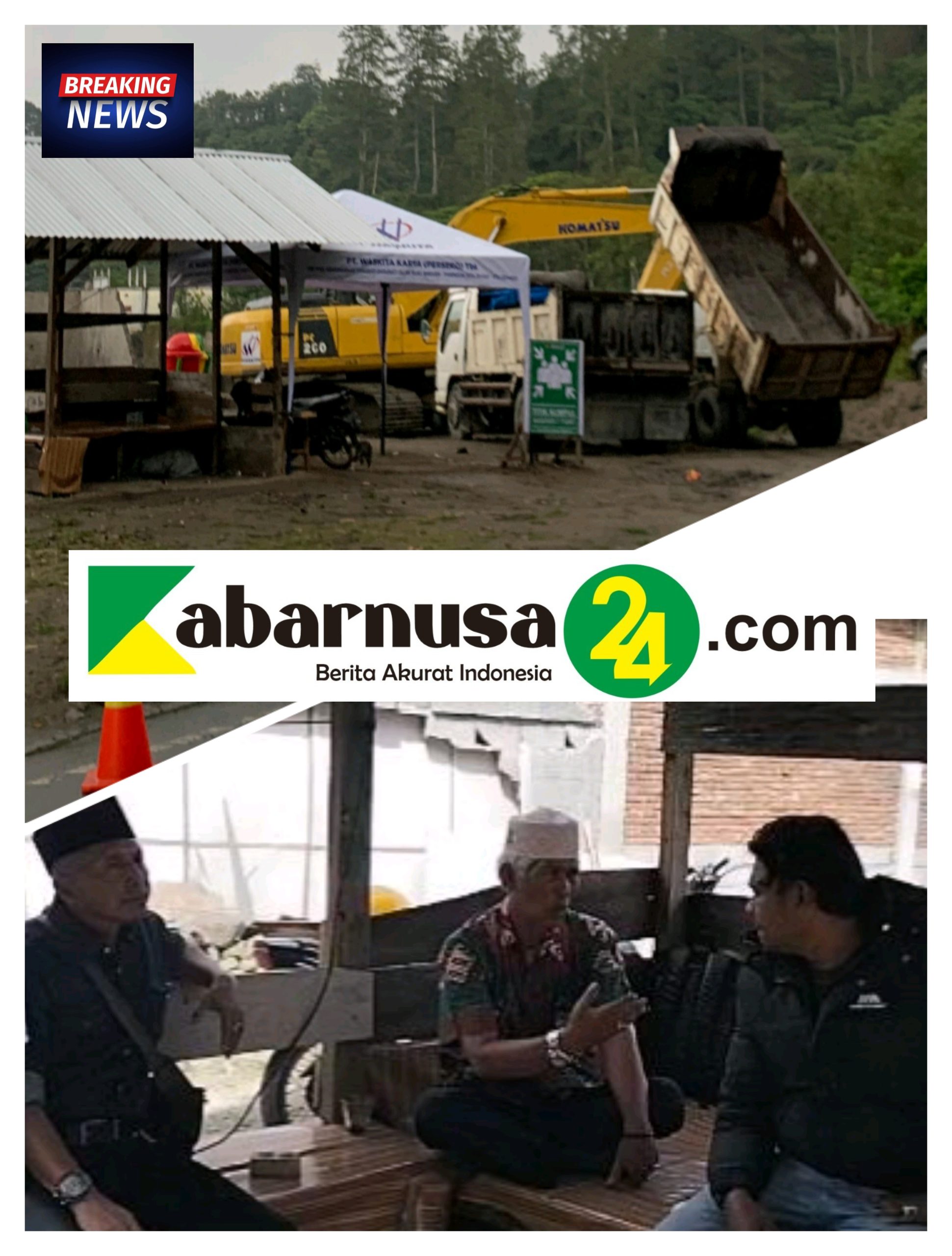 Tak Ada Kejelasan Ganti Rugi Lahan Tanah, Sejumlah Warga Hentikan Pengerjaan Proyek PT Waskita