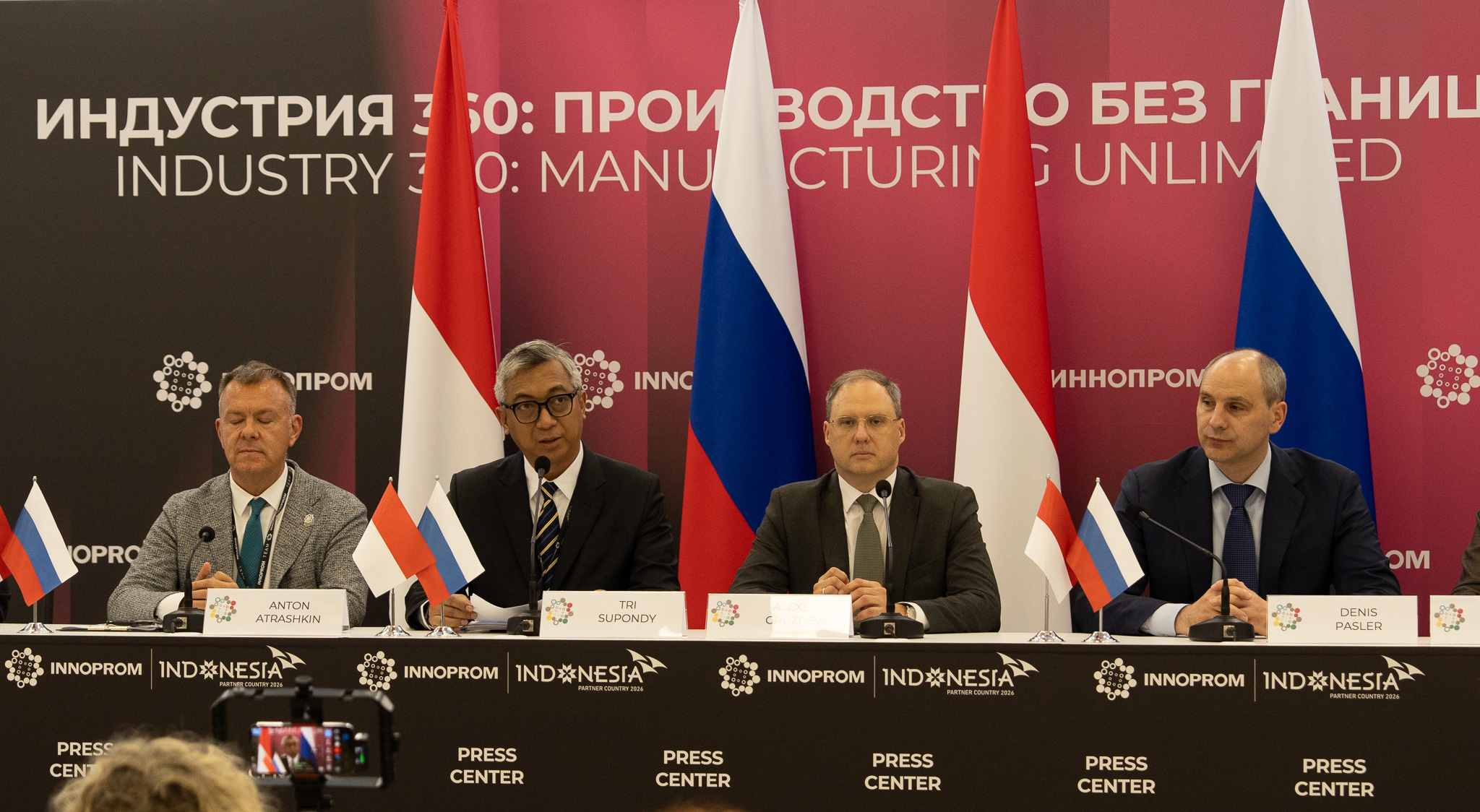 Official Partner Country, Kemenperin : Indonesia dan Rusia Perkuat Kemitraan Industri di INNOPROM 2026