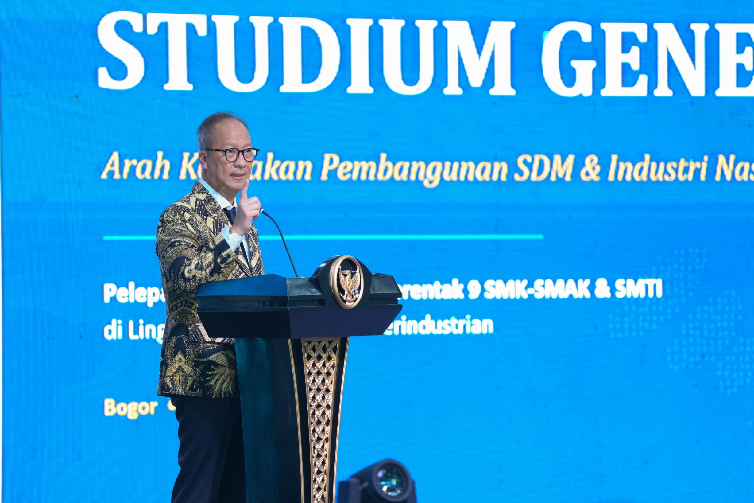 Berikan Amanah di Kuliah Umum, Menperin Tegaskan SDM Vokasi Jadi Kunci Industrialisasi