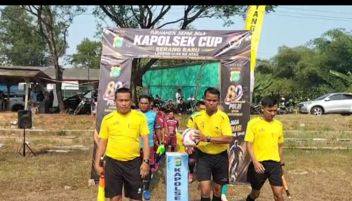 “Kapolsek Cup” Serang Baru Jadi Sarana Pererat Silaturahmi dan Jaga Kamtibmas Wilayah