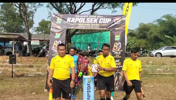"Kapolsek Cup" Serang Baru Jadi Sarana Pererat Silaturahmi dan Jaga Kamtibmas Wilayah
