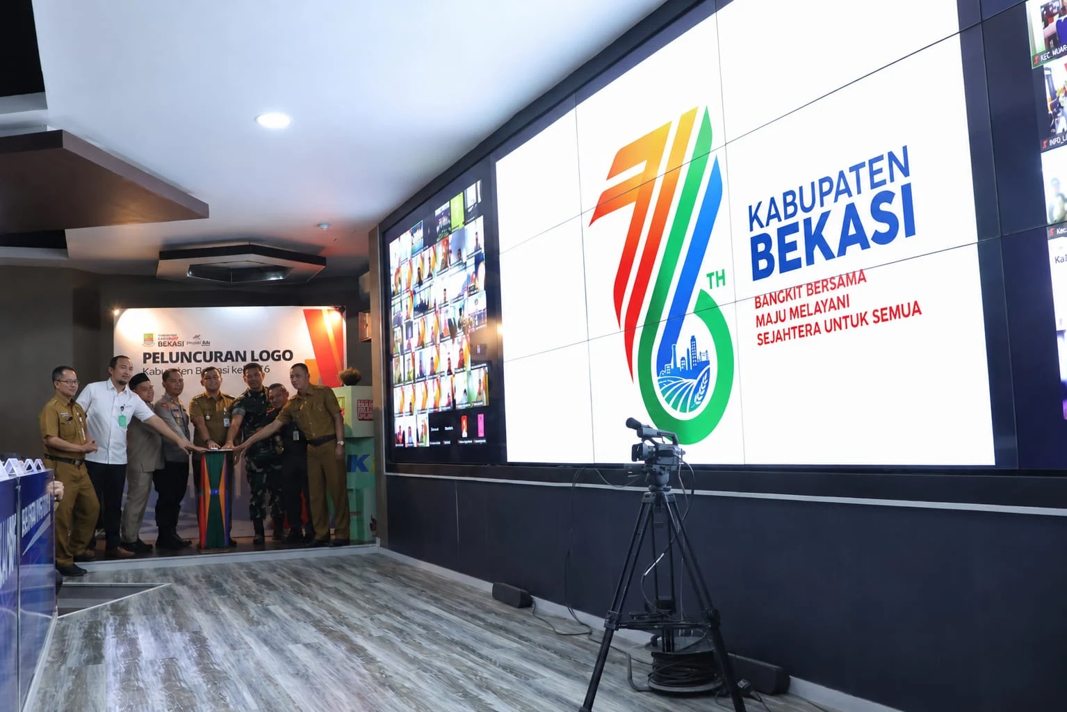 Logo Hari Jadi Kabupaten Bekasi ke-76 Resmi Diluncurkan 