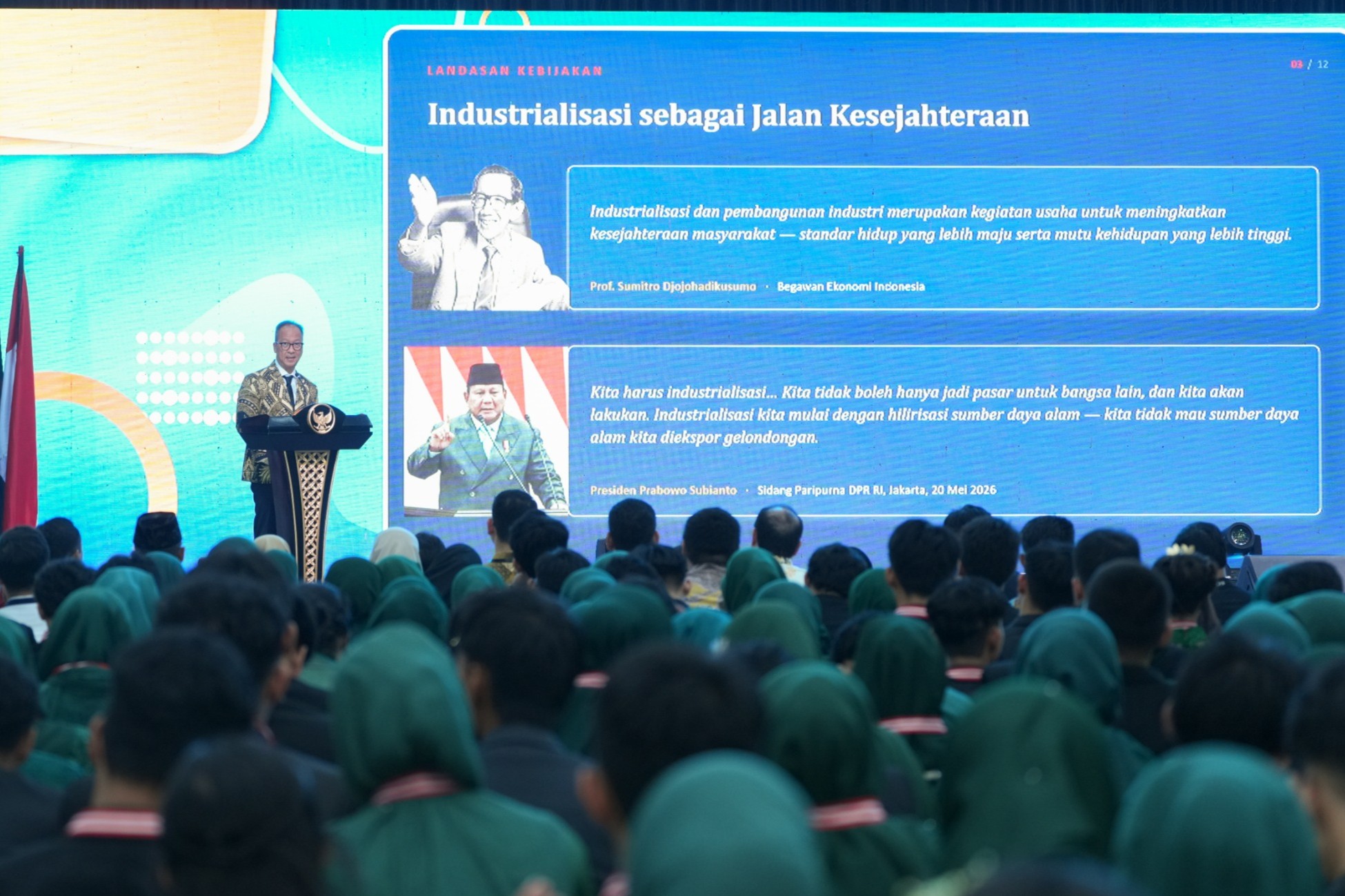 Berikan Amanah di Kuliah Umum, Menperin Tegaskan SDM Vokasi Jadi Kunci Industrialisasi Berikan Amanah di Kuliah Umum, Menperin Tegaskan SDM Vokasi Jadi Kunci Industrialisasi