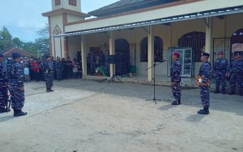Prajurit TNI AL Oka Mulyanto Dimakamkan Secara Militer, Prosesi Pelepasan Berlangsung Penuh Haru