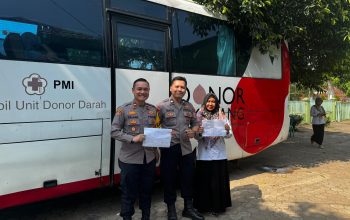 Polsek Bunga Mayang Bersama PMI Gelar Donor Darah, 53 Kantong Darah Berhasil Dikumpulkan