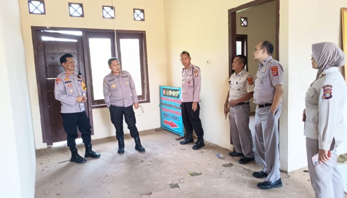 Tim Rorena Polda Lampung Laksanakan Verifikasi dan visitasi  Pembentukan Polsek Abung Kunang