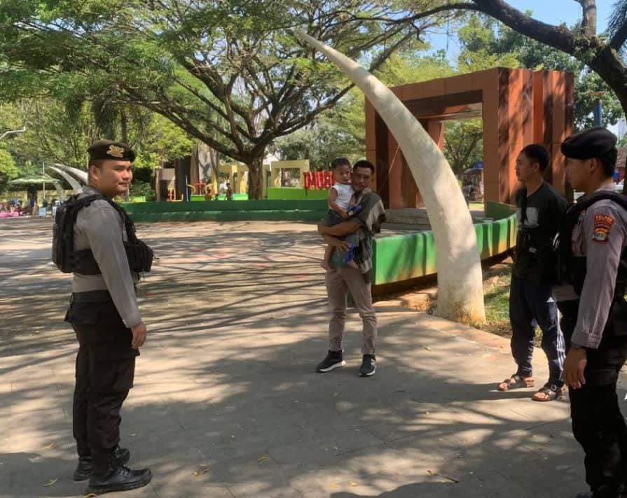Personel Samapta Polres Lampung Utara Gelar Patroli Dialogis,Ajak Masyarakat Jaga Kamtibmas