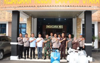 Perkuat Sinergis  Penegakan Hukum, Kapolres Lampung Utara  Dandim 0412/LU dan Kejari Kotabumi Gelar Silaturahmi