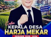 Robi Arisandi, S.Pd Siap Maju Pilkades Harja Mekar, 2026–2034, Usung Desa Bangkit Maju Sejahtera