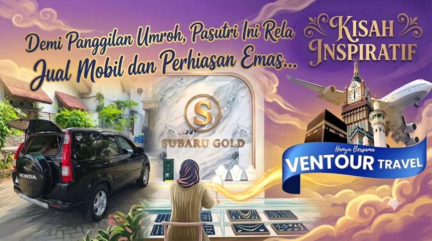 Demi Panggilan Umroh, Pasutri Ini Rela Jual Mobil dan Perhiasan Emas, Begini Kisahnya..