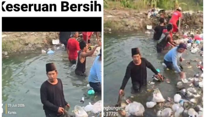 Kijaga Kali Turun Langsung Bersama Warga Bersihkan Tumpukan Sampah Kali Butek
