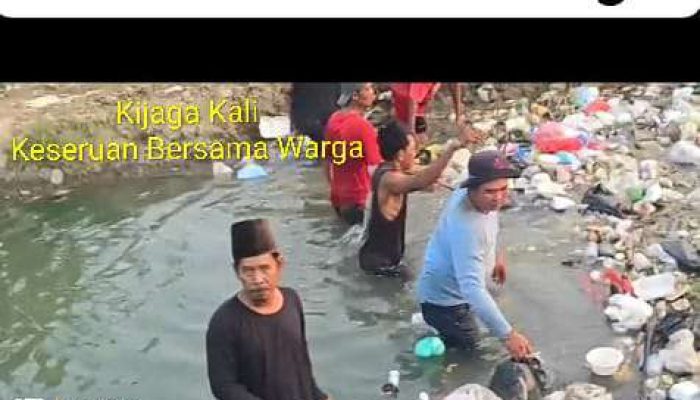 Kijaga Kali Tanpa Ada Kata Lelah Bersama Masyarakat Untuk Bersihkan Tumpukan Sampah Yang Memadati Kali Butek