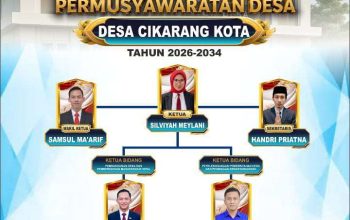 Selamat Dan Sukses Atas Dilantiknya Silviyah Maylani Beserta Jajaran ( BPD ) Desa Cikarang Kota Masa Bakti 2026-2034
