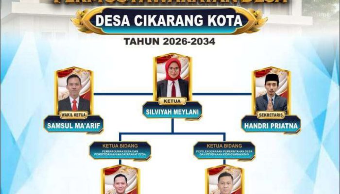 Selamat Dan Sukses Atas Dilantiknya Silviyah Maylani Beserta Jajaran ( BPD ) Desa Cikarang Kota Masa Bakti 2026-2034