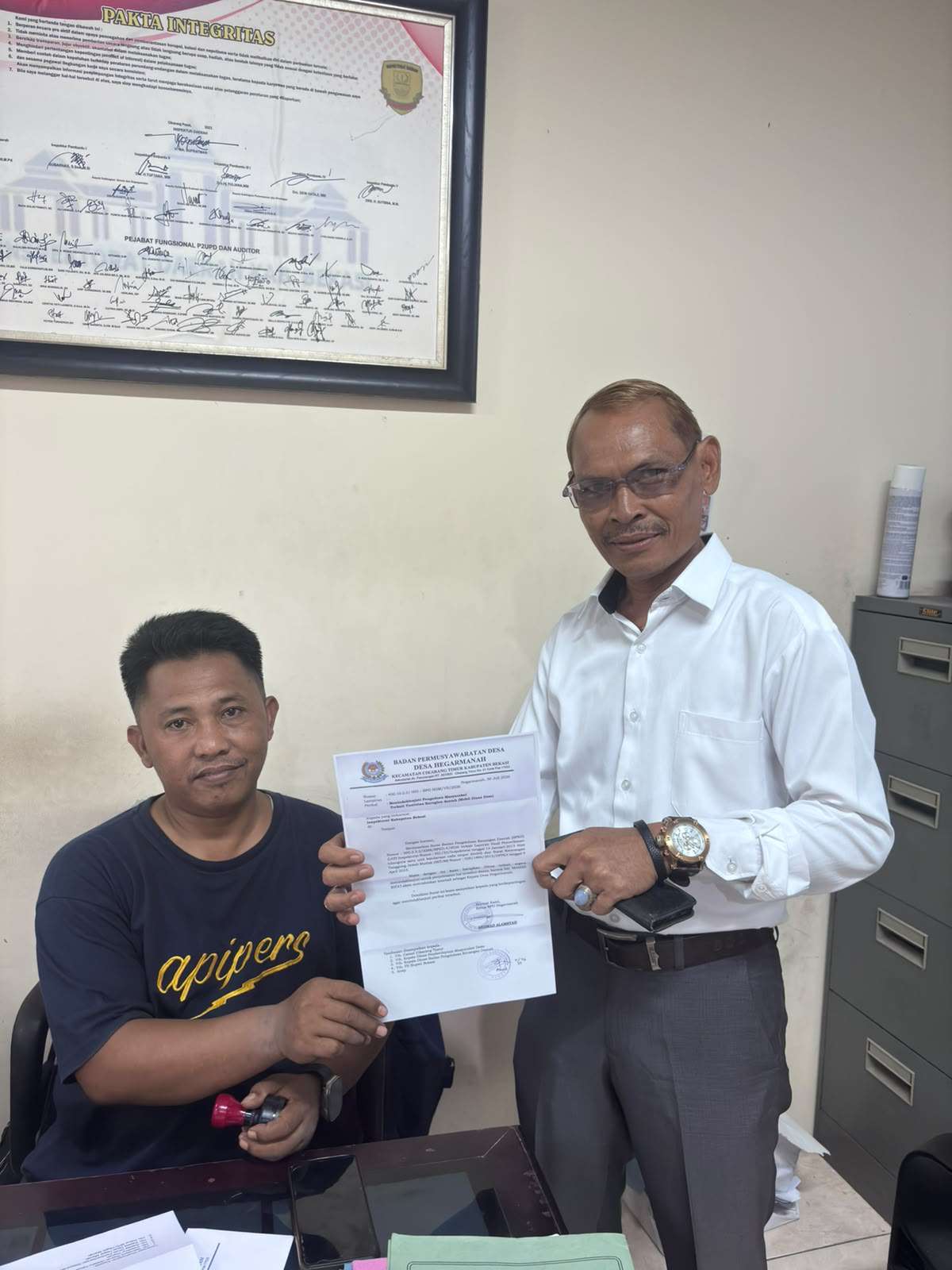 Ketua BPD Hegarmanah Surati Inspektorat, Desak Tuntaskan Dugaan Kerugian Daerah Terkait Mobil Dinas Desa Sebelum Pilkades