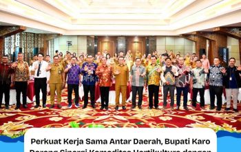 Perkuat Kerja Sama Antar Daerah, Bupati Karo Dorong Sinergi Komoditas Hortikultura dengan Kota Palangka Raya