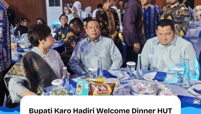 Bupati Karo Hadiri Welcome Dinner HUT APKASI ke-26 Tahun 2026 di Deli Serdang
