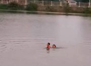 Aksi Heroik Bang Jay Selamatkan Bocah yang Nyaris Tenggelam di Waduk Dayung Indramayu