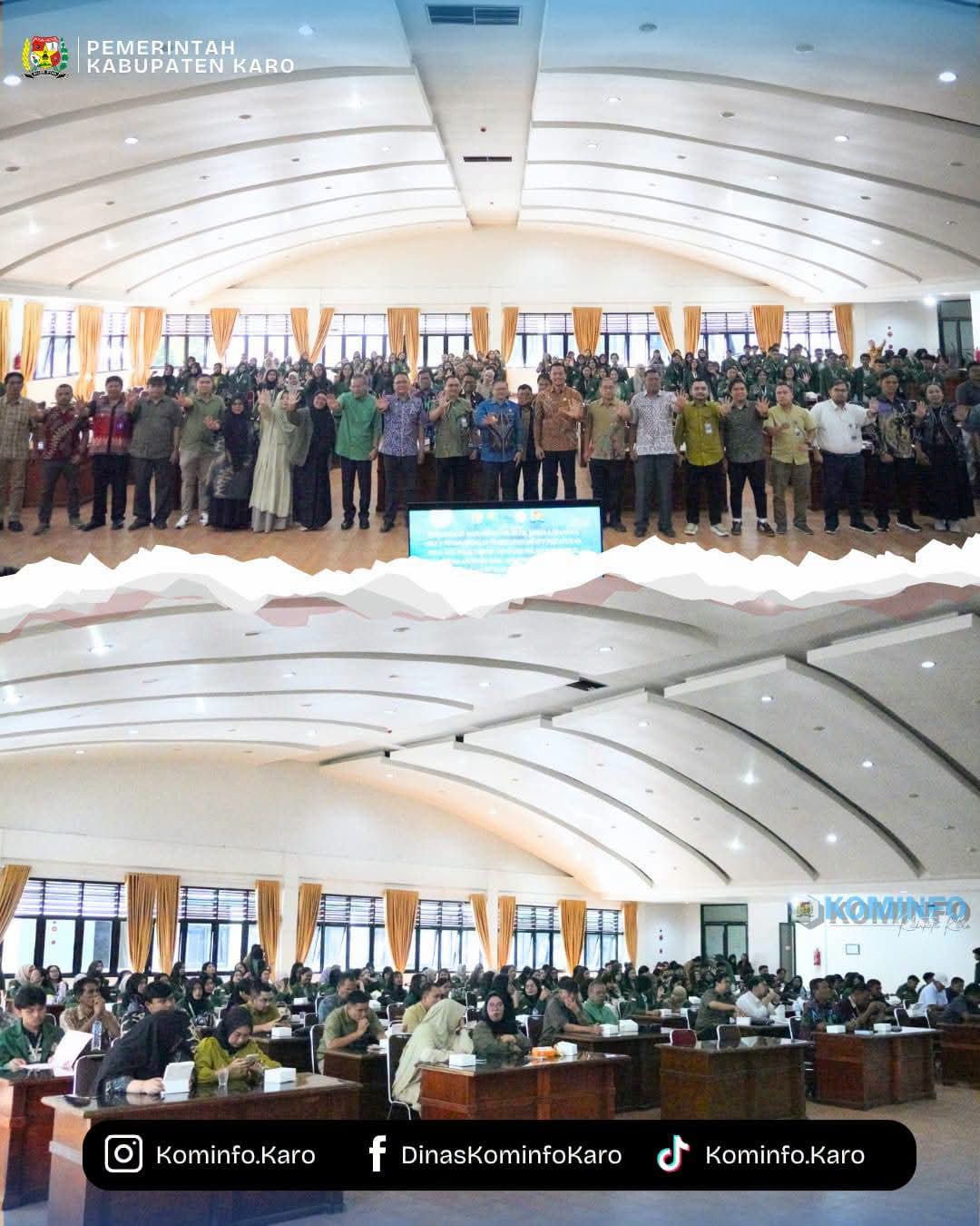 Pemkab Karo Terima Mahasiswa PKL FISIP USU Tahun 2026
