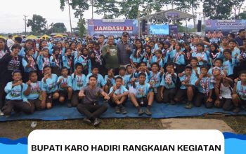 Bupati Karo Hadiri Rangkaian Kegiatan Jamda Pramuka Sumatera Utara XI Tahun 2026