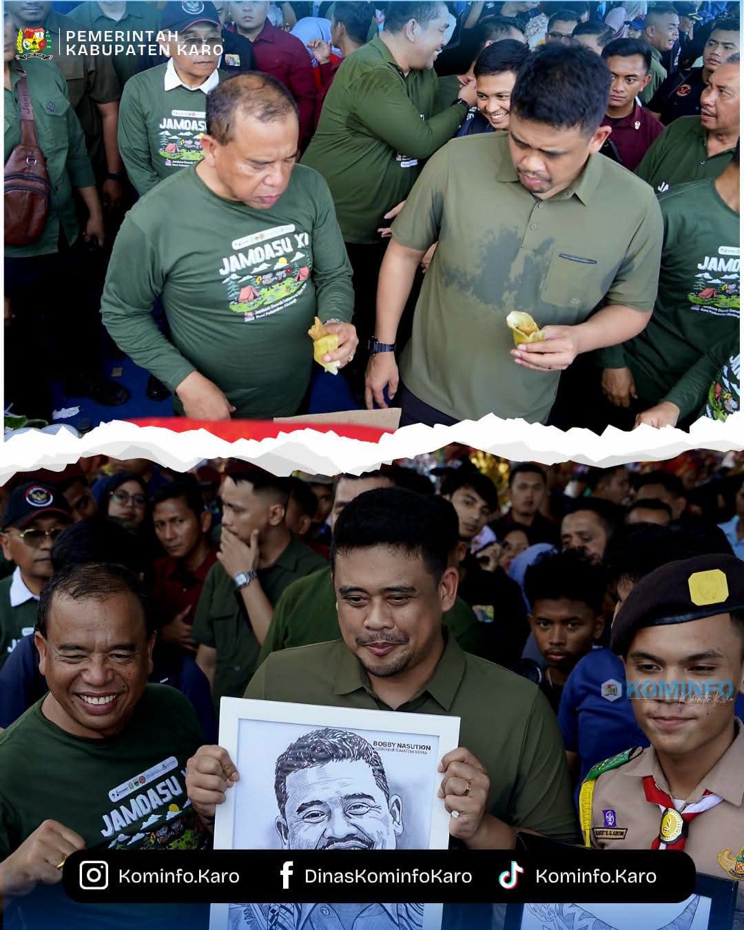 Bupati Karo Hadiri Rangkaian Kegiatan Jamda Pramuka Sumatera Utara XI Tahun 2026