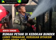Rumah Petani di Kedokan Bunder Ludes Terbakar, Kerugian Ditaksir Capai Rp100 Juta