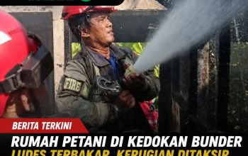 Rumah Petani di Kedokan Bunder Ludes Terbakar, Kerugian Ditaksir Capai Rp100 Juta