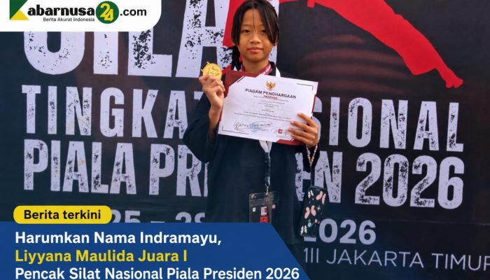 Harumkan Nama Indramayu, Liyyana Maulida Juara I Pencak Silat Nasional Piala Presiden 2026