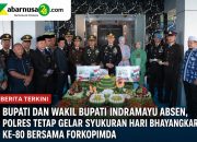 Bupati dan Wakil Bupati Indramayu Absen, Polres Tetap Gelar Syukuran Hari Bhayangkara ke-80 Bersama Forkopimda