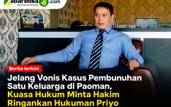 Jelang Vonis Kasus Pembunuhan Satu Keluarga di Paoman, Kuasa Hukum Minta Hakim Ringankan Hukuman Priyo