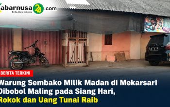 Warung Sembako Milik Madan di Mekarsari Dibobol Maling pada Siang Hari, Rokok dan Uang Tunai Raib Warung Sembako Milik Madan di Mekarsari Dibobol Maling pada Siang Hari, Rokok dan Uang Tunai Raib